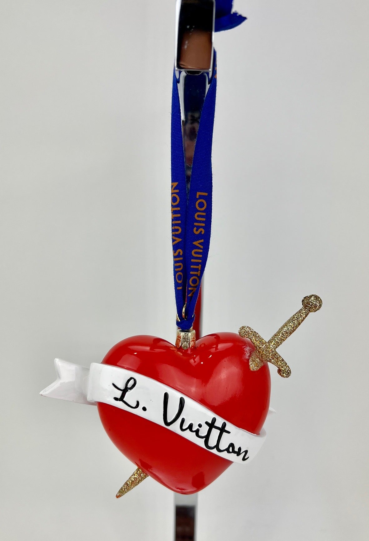 Louis Vuitton Red Heart Ornament
