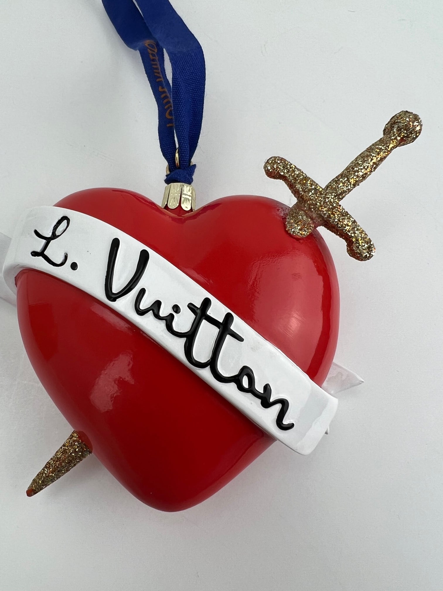 Louis Vuitton Red Heart Ornament