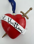 Louis Vuitton Red Heart Ornament