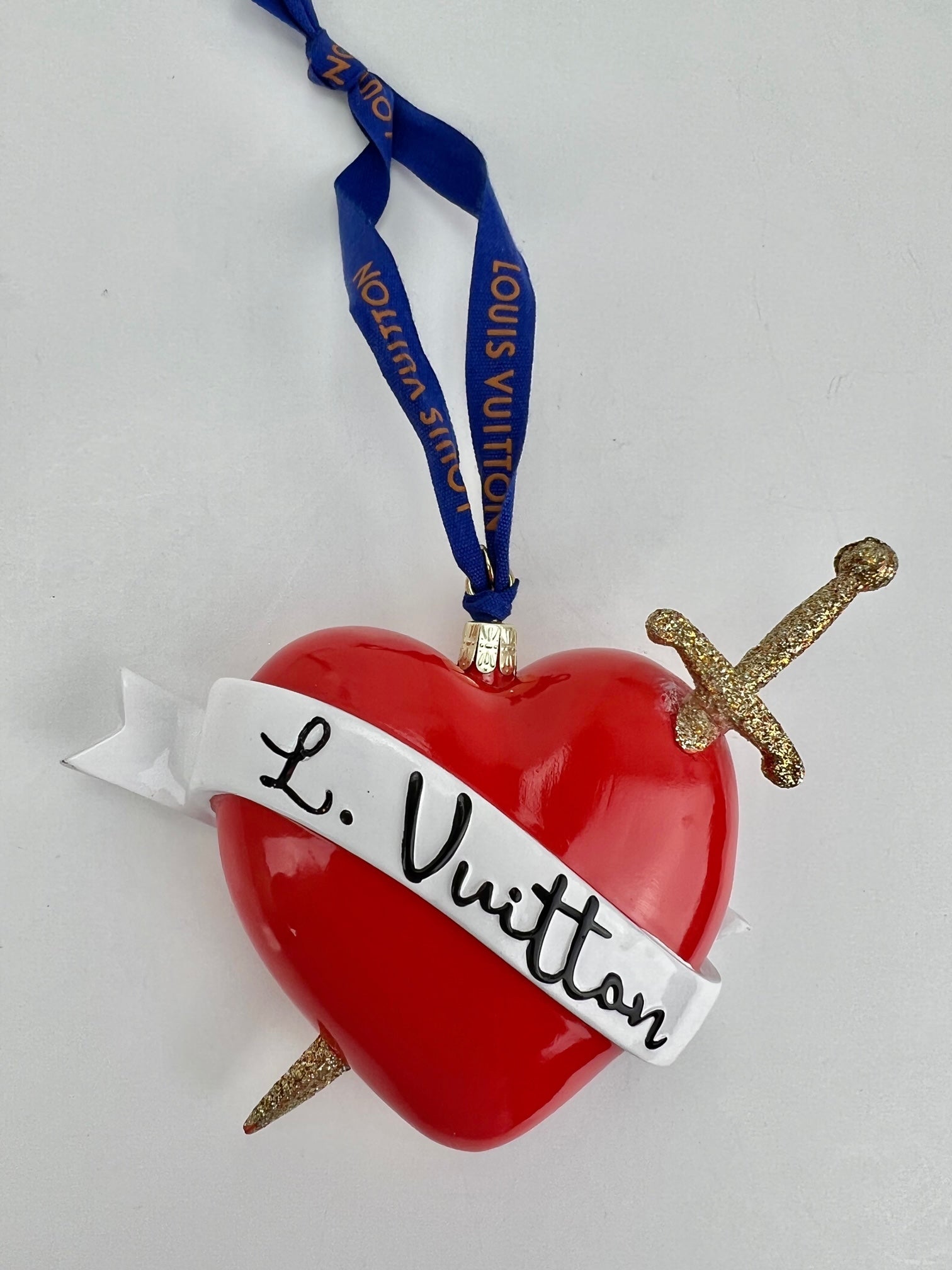 Louis Vuitton Red Heart Ornament