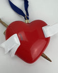 Louis Vuitton Red Heart Ornament