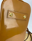 LOUIS VUITTON Vernis Alma BB Rose Velours M91585 Hand Shoulder Bag Pre owned