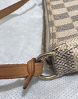 Louis Vuitton Pochette Accessories White  Damier Azur Bag