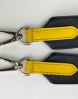 LOUIS VUITTON Epi Bandouliere Leather Shoulder Strap Black Pink Yellow