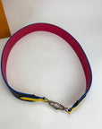 LOUIS VUITTON Epi Bandouliere Leather Shoulder Strap Black Pink Yellow