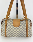 LOUIS VUITTON Stresa PM Shoulder Hand Bag Damier Azur Canvas N42220