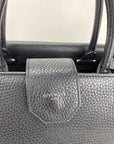 Givenchy Obsedia Medium Flap Black Pebbled Calfskin Satchel Hand Bag