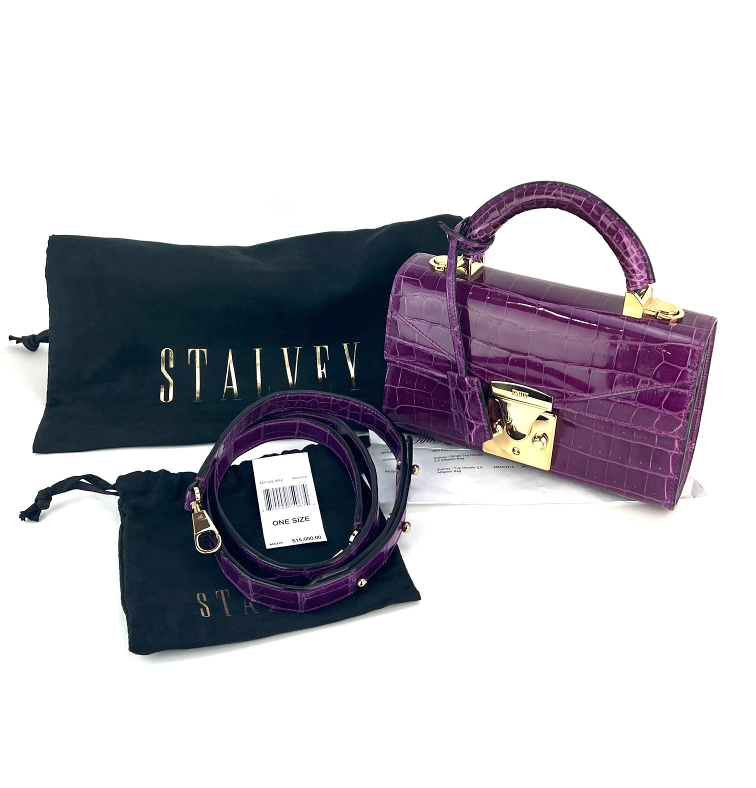 Exclusive Stalvey Top Handle 2.0 Alligator Bag Crossbody Luxury Bag