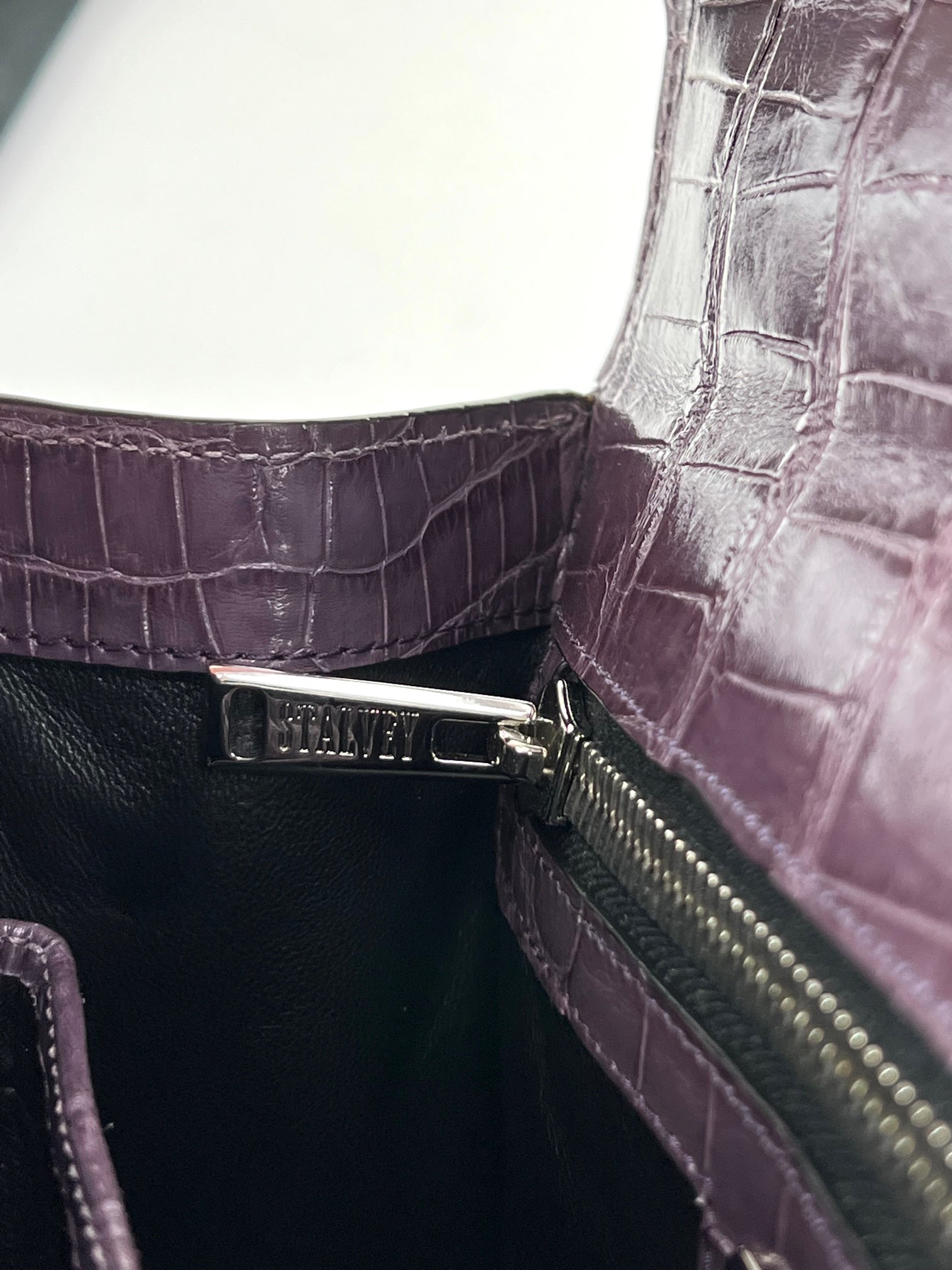 Stalvey Top Handle 2.5 Alligator Lilac Bag Crossbody Exclusive Luxury