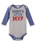 Daddy’s Little MVP Baby Bodysuit – Cotton Sports Outfit