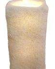 Rock Water Fountain Candle