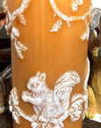 Fall Squirrels Water Candle