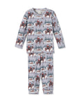 Cowboy Christmas Children's Bamboo Pajama Set - Western