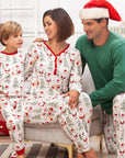 Christmas Bamboo Family Matching Pajama's – Merry Santa Claus