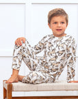 Wild Horses Kids Bamboo Pajama Set
