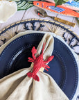 Lobster Handwoven Iraca Napkin Ring