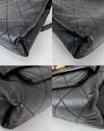 Chanel Calfskin Quilted Enchained Black Flap Shoulder Bag
