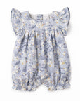 Floral Baby Romper – Soft Cotton One-Piece with Ruffles