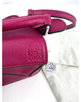 Loewe Calfskin Mini Crimson Puzzle Crossbody Hand Bag