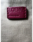 Loewe Calfskin Mini Crimson Puzzle Crossbody Hand Bag