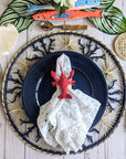 Coral Coastal Handwoven Iraca Placemat