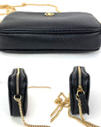 Gucci GG Marmont Super Mini lack Calfskin Crossbody Bag