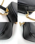 Gucci GG Marmont Super Mini lack Calfskin Crossbody Bag