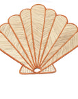 Shell Handwoven Iraca Placemat