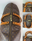 Louis Vuitton Keepall 55 Monogram Canvas Duffle Bag Luggage