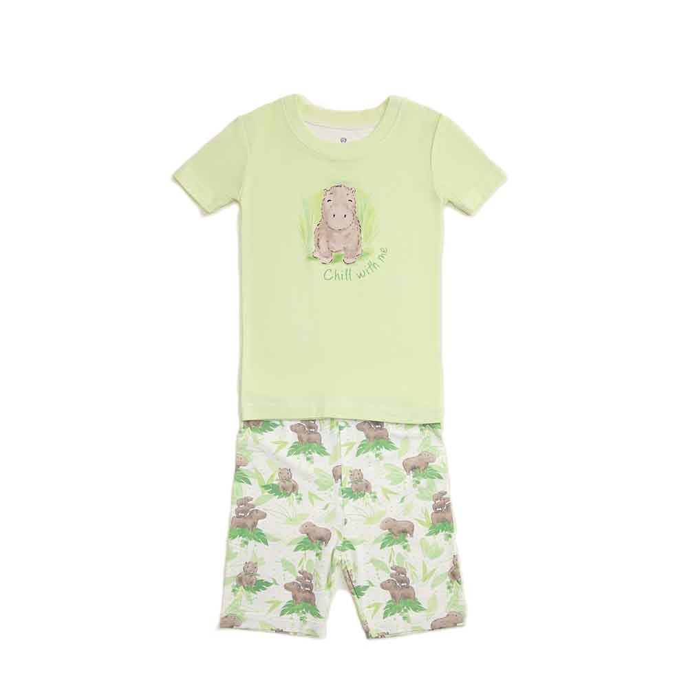 Warmies Capybara Shorties Pajama Set