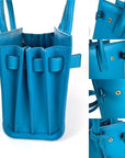 Saint Laurent Sac De Jour Blue Leather Crossbody Hand Bag