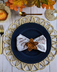 Star Flower Handwoven Iraca Napkin Ring
