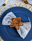 Star Flower Handwoven Iraca Napkin Ring