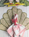 Shell Handwoven Iraca Placemat