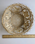 Starburst Handwoven Iraca Bread Basket