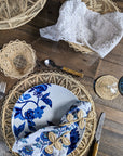 Starburst Handwoven Iraca Bread Basket