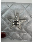 Chanel Metallic Goatskin Quilted Star Flap Belt/Shoulder Bag