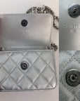 Chanel Metallic Goatskin Quilted Star Flap Belt/Shoulder Bag