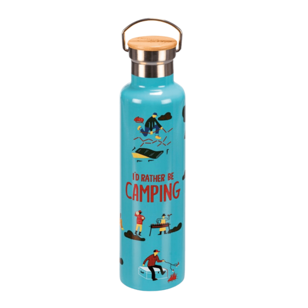 I'd Rather Be Camping Water Bottle