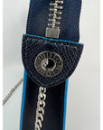 Louis Vuitton Pochette Voyage MM Taiga Dark Blue Leather Hand Bag Limited Edition