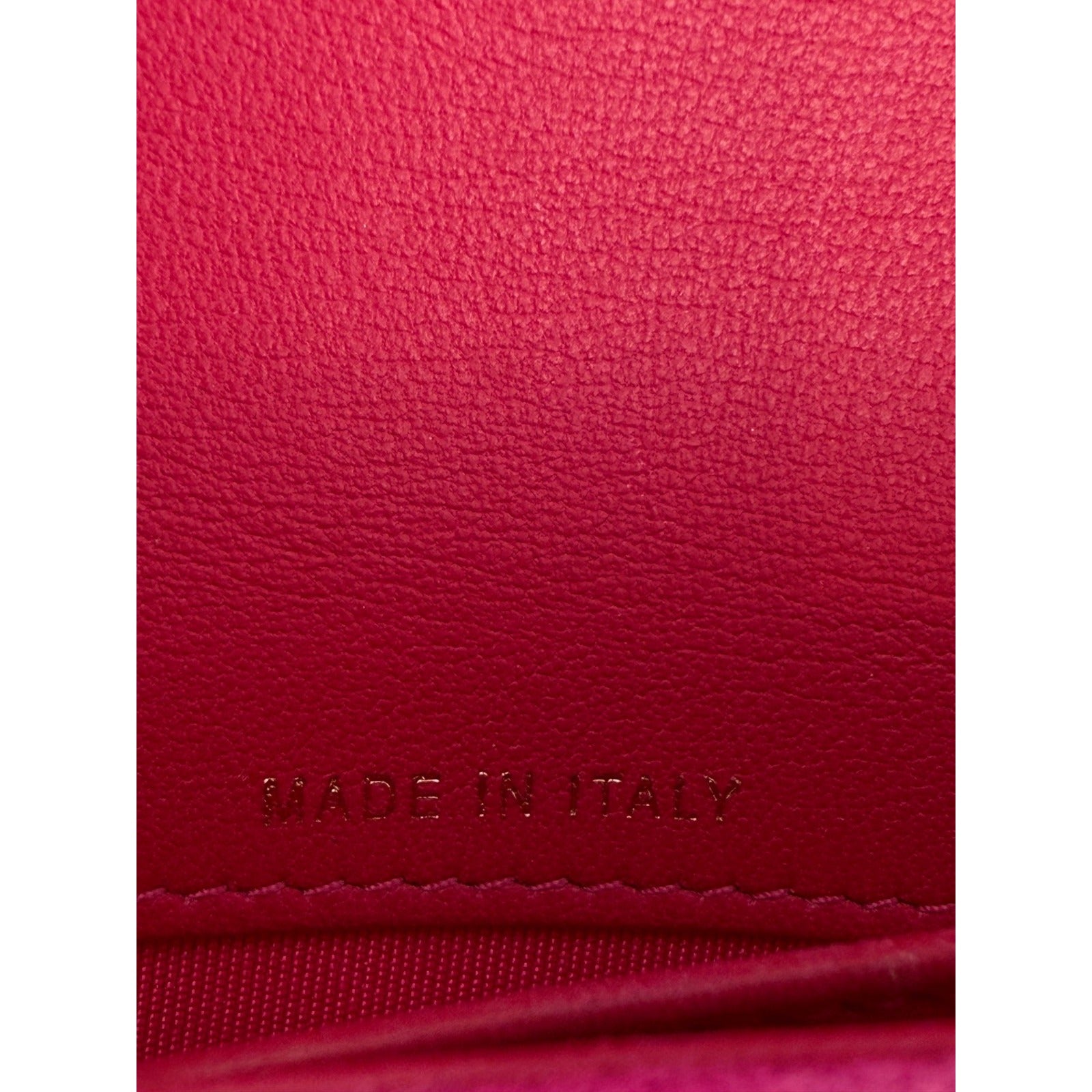 Chanel Velvet Quilted Timeless Fuchsia Wallet Chain Clutch