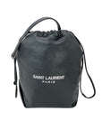 Saint Laurent Lambskin Teddy Drawstring Sac Bucket Bag
