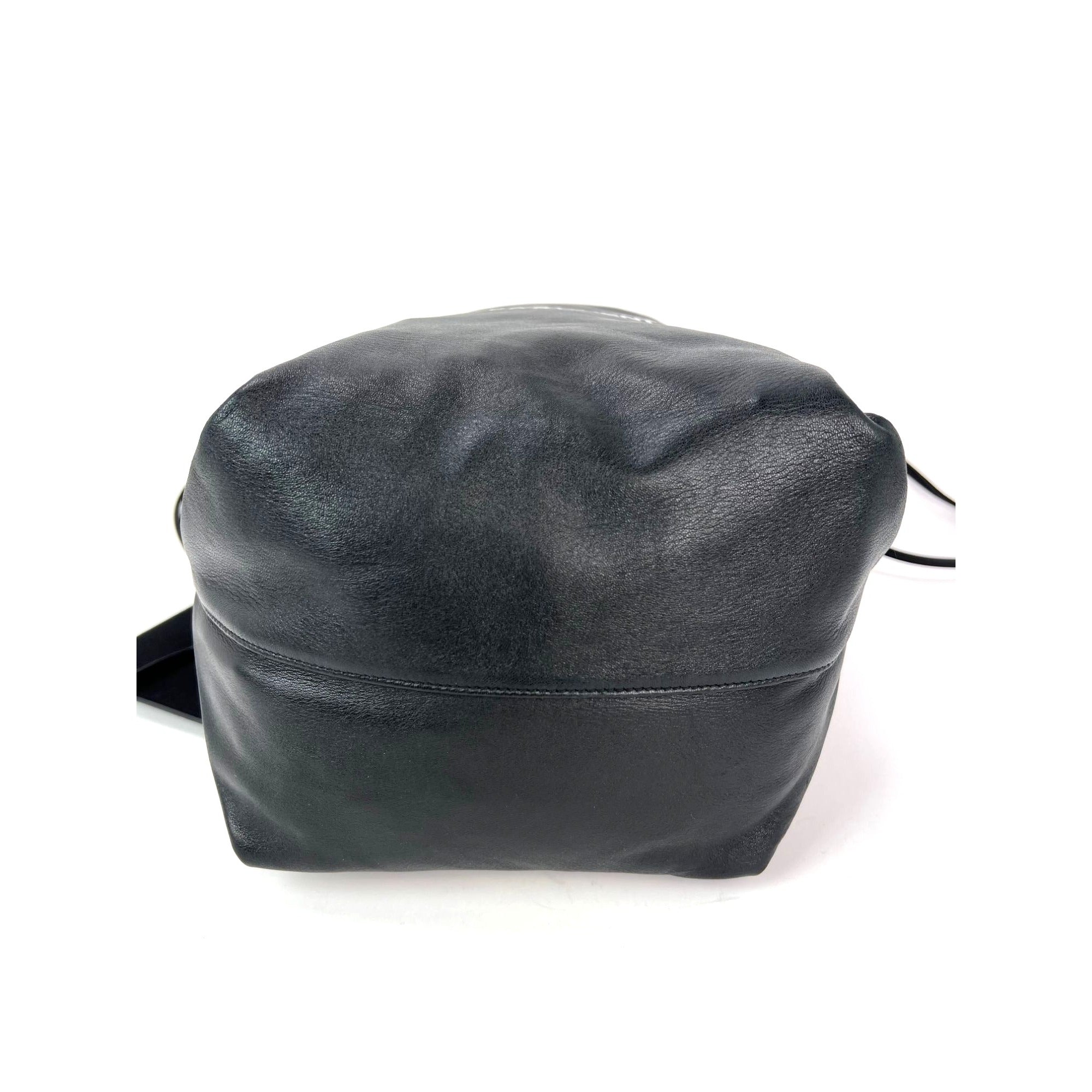 Saint Laurent Lambskin Teddy Drawstring Sac Bucket Bag