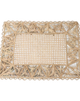 Rectangular Pyramid Handwoven Iraca Placemat