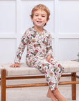 Western Christmas Pajamas for Kids – Bamboo Holiday PJs
