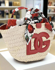 Dolce & Gabbana DG Raffia Handbag