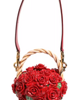 Dolce & Gabbana Bouquet Wicker Basket Box Bag