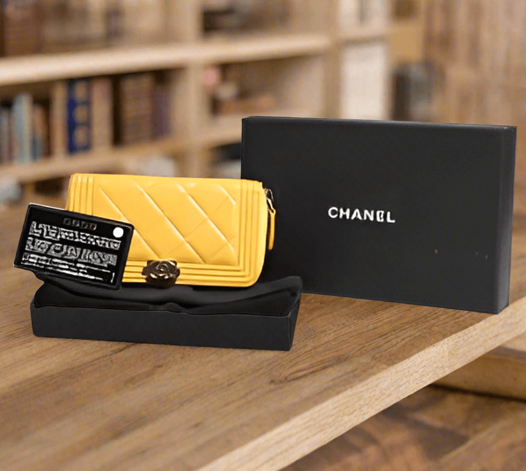 Chanel Quilted Leather Continental Wallet