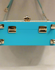 Dolce & Gabbana Turquoise Miss Dolce Top Handle Bag