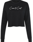 Crew Crop Pullover- Midnight